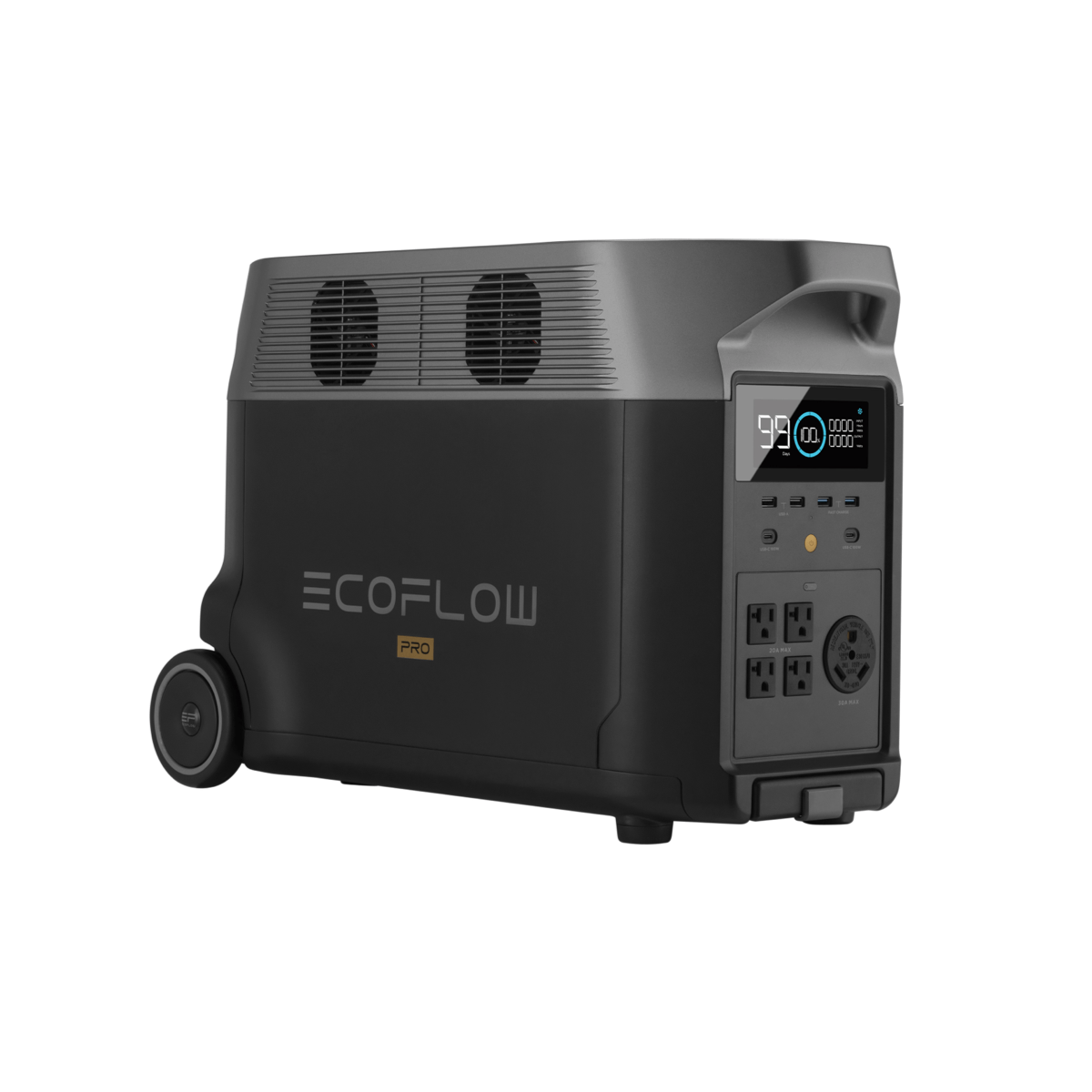 EcoFlow DELTA Pro 3600Wh Power Station Generator Certified Refurbished, LFP
